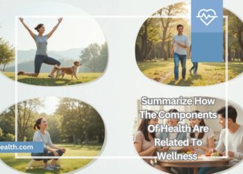 summarize how the components of health are related to wellness