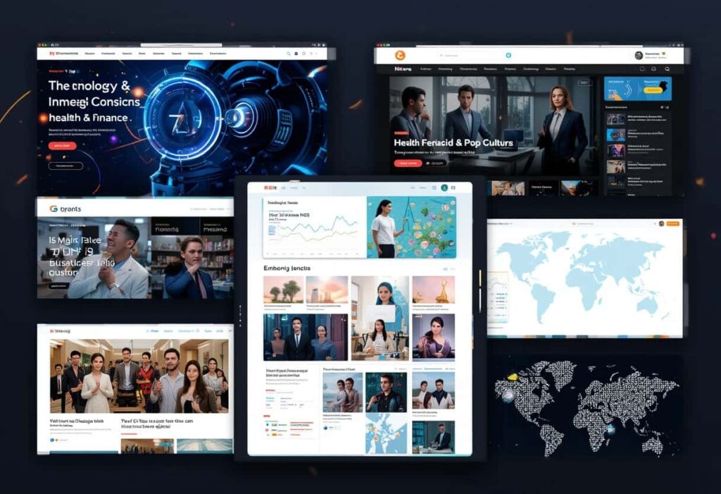Top Content Categories on ScoopUpdates.com